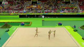 Ginástica RítmicaGymnastics Rhythmic Brasil Olimpíadas Rio 2016 [upl. by Lenhart]