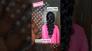 Hair pearl stickers fashion hairstyle viral review short [upl. by Nehtan147]