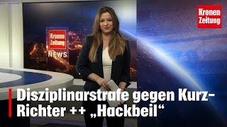 Disziplinarstrafe gegen KurzRichter  Attacke mit Hackbeil [upl. by Atterahs]