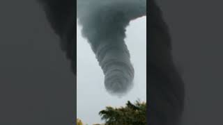 Close Up Funnel Cloud  Remastered  weather twisters tornado [upl. by Nosauq498]