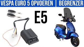 VESPA SNOR EURO 5 OPVOEREN  PART 2 [upl. by Harrie]