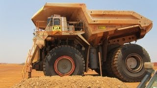 Driving in a Terex 6300 Mining Dumper Truck largest in the world [upl. by Shulman239]