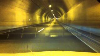 Durchfahrt Wesertunnel B437 onboard [upl. by Ecinue592]