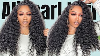 OMG😍The BEST Deep Wave Wig EVER  Prepluck Frontal Wig InstallTalk Through Alipearl Hair [upl. by Ervine600]