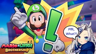 Playasia Clips Obake Pam Sees quotLuigi Logicquot For The First Time In Mario And Luigi Brothership [upl. by Eico]