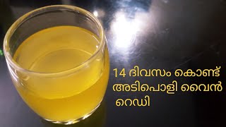 Banana wine recipe in malayalam  ചെറുപഴം കൊണ്ട് വൈൻ ഉണ്ടാക്കാം [upl. by Johansen]