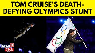 Tom Cruise Olympics 2024  Hollywood Superstar Tom Cruise Makes A Dramatic Appearance  N18G [upl. by Specht]