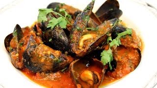 Mussels Moules Moroccan Style Recipe  CookingWithAlia  Episode 283 [upl. by Alonso]