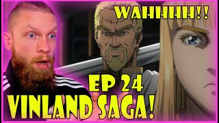 End of the Prologue  Vinland Saga EP 24 Reaction [upl. by Harilda]