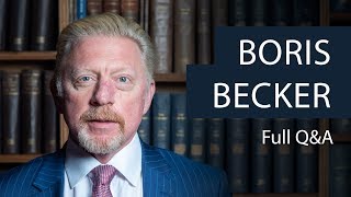 Boris Becker  Full QampA  Oxford Union [upl. by Aillicec]