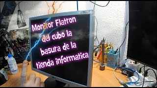 Monitor FLATRON L1752S Llega a mi de la basura de la tienda informática [upl. by Aicak412]