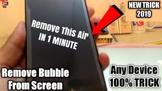 How to Remove Air from tempered glassRemove bubble from screen protectorRemove Halo EffectXIAOMI [upl. by Odlauso]