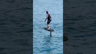 eFoiling a Fliteboard in Blue Pearl Bay Hayman Island Whitsundays [upl. by Llenram40]