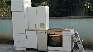 quotPolovan namestajquot uvoz iz Nemacke Austrije i Italije  Gebrauchte Möbel Used furniture [upl. by Esydnac]