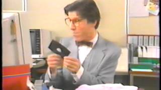 Actor Frankie Verroca quotout of syncquot in quotFloppy Disk is Sonyquot Video Commercial 1986 Japan [upl. by Boorman]