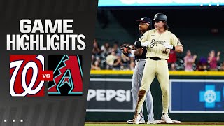 Nationals vs Dbacks Game Highlights 73024  MLB Highlights [upl. by Hemphill793]