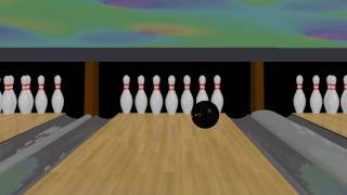 Motion blur comparison of bowling strike animation [upl. by Lac]