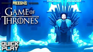 Reigns Game of Thrones Gameplay Quick Play [upl. by Abas]