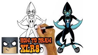 How to Draw Ben 10  XLR8 [upl. by Jannelle]