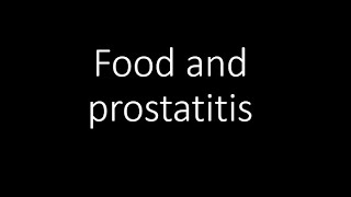 Can food fix chronic prostatitis [upl. by Aloisia449]