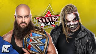 Braun Strowman vs The Fiend WWE Universal Championship WWE SummerSlam 2020 Full Match Game [upl. by Atilahs]