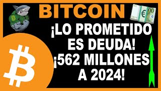 💥Bitcoin lo estabas esperando 💵 562 millones a final de 2024💥 [upl. by Isaacs516]