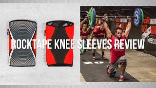 Rocktape Knee Sleeve Review  Rehband Comparison [upl. by Arihsak348]