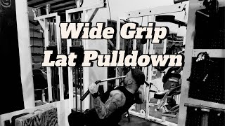 Wide Grip Lat Pulldown [upl. by Haya991]