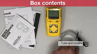 Box Content  Honeywell BW Gasalert Microclip XLX3 [upl. by Lucie]