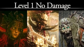 Elden Ring DLC Bosses Without Taking Damage at Level 1 [upl. by Arataj]