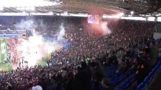 ROMA  LAZIO 20  LIVE PRIMO GOAL DI FRANCESCO TOTTI  13032011 [upl. by Gill]