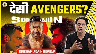 Singham Again Review Desi Avengers  Ajay Devgn Kareena Akshay Ranveer Rohit Shetty  RJ Raunak [upl. by Nirb]