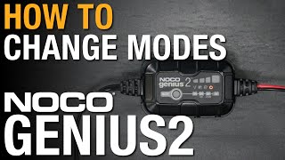 How to change modes on your NOCO GENIUS2 [upl. by Gebelein]