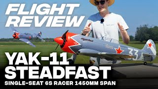 Flight Review  HKing Steadfast Yak11 Single Seat 1450mm PNF [upl. by Yme363]