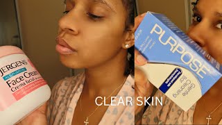 How To  My SKINCARE PM ROUTINE DOUBLE CLEANSING USING JERGENS FACE CREAM [upl. by Inaliak700]