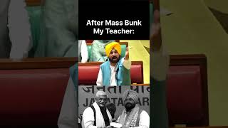 Mass Bunk  Bhagwant Mann Siasi Sapera  Partap Bajwa Funny Video [upl. by Cinamod472]