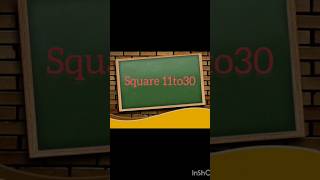 squaretrick 11to20 mathematics [upl. by Obala]