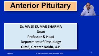 Physiology of Anterior Pituitary part I [upl. by Meurer]