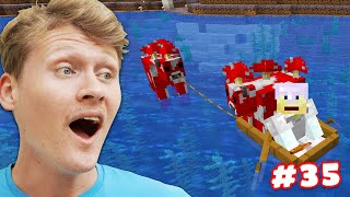 We Had to Drag Him Across the Entire Ocean Minecraft 35 [upl. by Maril555]