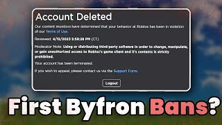 Roblox Byfron Banwave Bans Thousands of Roblox Exploiters 2024 [upl. by Lytton]