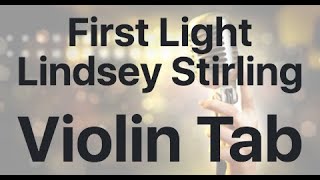 Learn First Light Lindsey Stirling on Violin  How to Play Tutorial [upl. by Ridglea416]