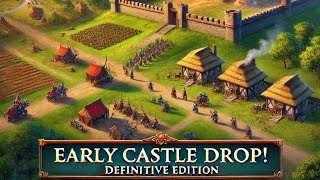 Dominating with Early Castle Drops AOE2 DE [upl. by Ninnahc601]