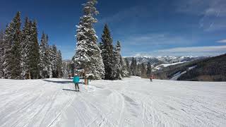 Beaver Creek Summit To Base VIA Red Buffalo Cinch Gold Dust 4K [upl. by Tawsha]