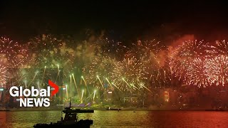 New Years 2024 countdown celebrations amp fireworks around the world  PART 2 [upl. by Siskind829]