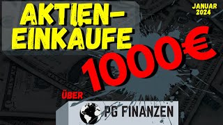 Einkommen durch Aktien aber welche kaufen Ich zeige dir meine Einkäufe im Januar 2024 Geld [upl. by Seda]