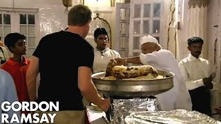 Traditional Goat Biryani in India Part 3  Gordon Ramsay [upl. by Herzen]