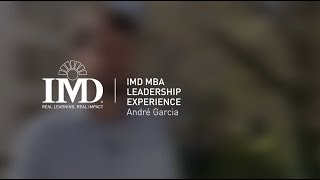 IMD MBA Leadership Experience Ep 1 Andre Garcia [upl. by Eltsyrk]