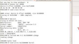 Deploying uboot Linux kernel and GPE image onto mini2440 board [upl. by Maddock]