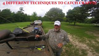 HOW TO CATCH CRAPPIE 4 SUMMERTIME TECHNIQUES [upl. by Ellertnom731]