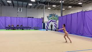 Rhythmic Gymnastic Floor Level 5 Angelika Vitry Stars Cup 2020 [upl. by Garrison779]